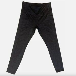 Mondetta Performance And Luxury Leggings Charcoal Gray with Pockets Size M